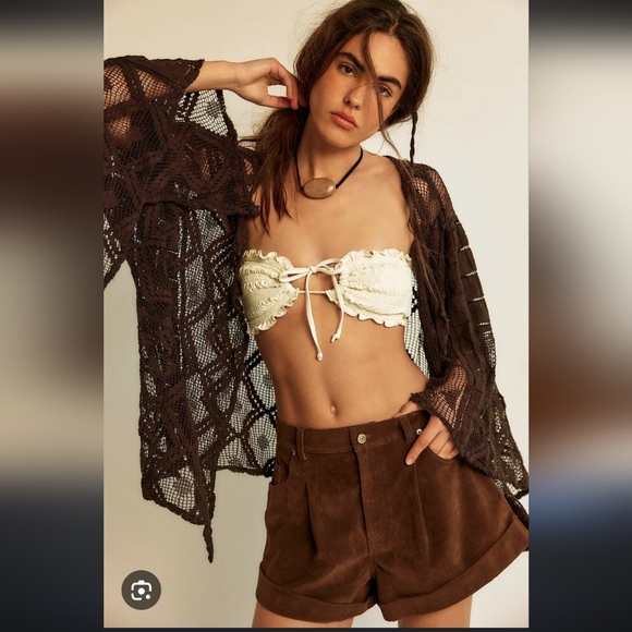 Free People Tops - Free People Crochet Layer